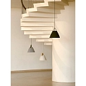 design for the people by Nordlux Pendelleuchte STRAP 36, E27, IP20, hellgrau