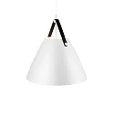 design for the people by Nordlux design for the people by Nordlux Pendant luminaire STRAP 48, 48cm, E27, IP20, metal, white
