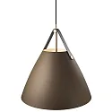 design for the people by Nordlux Pendant luminaire STRAP 48, 48cm, E27, IP20, metal, beige