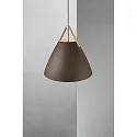design for the people by Nordlux Pendant luminaire STRAP 48, 48cm, E27, IP20, metal, beige