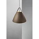 design for the people by Nordlux Pendant luminaire STRAP 48, 48cm, E27, IP20, metal, beige