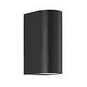 Nordlux LED-Wandleuchte ASBOL Außenleuchte IP44, Up/Down, Höhe 15cm, Breite 6.7cm, Tiefe 9.5cm, 2x 5W 3000K, 97°