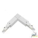 Zubehör für 3-Phasen Stromschiene GLOBALtrac® PULSE - L-Verbinder XTSNC 635, DALI steuerbar - Rechts (außen), Weiß