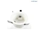 3-phase fixed point mounting frame GLOBALtrac® - XTSA 71 1-fold, round, white