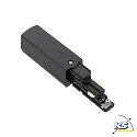 Zubehör für 3-Phasen Stromschiene GLOBALtrac® PULSE - Einspeisung XTSC 612, DALI steuerbar - Links, Schwarz