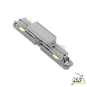 Zubehör für 3-Phasen Stromschiene GLOBALtrac® PULSE - Längsverbinder XTSC 621, DALI steuerbar, Grau