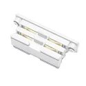Zubehör für 3-Phasen Stromschiene GLOBALtrac® PRO - Längsverbinder XTS 21, Weiß