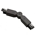 3-phase joint connector GLOBALtrac® PRO - XTS 24 adjustable, black