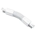 Zubehör für 3-Phasen Stromschiene GLOBALtrac® PRO - Flexibler Verbinder XTS 23, Weiß
