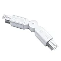 Zubehör für 3-Phasen Stromschiene GLOBALtrac® PRO - Gelenk-Verbinder XTS 24, Weiß