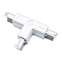Zubehör für 3-Phasen Stromschiene GLOBALtrac® PRO - T-Verbinder XTS 36 - Rechts (Stromführung außen), Weiß