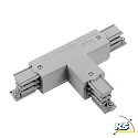 3-phase T-connector GLOBALtrac® PRO - XTS 37 left, current conduction inside, grey