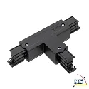3-phase T-connector GLOBALtrac® PRO - XTS 39 left, external current conduction, black