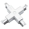 Zubehör für 3-Phasen Stromschiene GLOBALtrac® PRO - Kreuzverbinder XTS 38, Weiß
