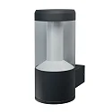 outdoor wall luminaire ENDURA® STYLE LANTERN MODERN cylindrical, switchable IP44, dark grey 