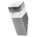 ENDURA STYLE CRYSTAL TORCH, IP44, indirekt, geneigt, 4.5W 3000K 400lm, Edelstahloptik / PMMA matt-klar