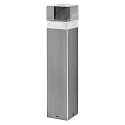 Outdoor LED Sockelleuchte ENDURA STYLE CRYSTAL POST, 40cm, IP44, indirekt, 4.5W 3000K 400lm, Edelstahloptik / PMMA matt-klar