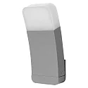 LED Außenwandleuchte SMART+ WIFI CURVE WALL RGB+W, IP44 IK03, 10W RGB+3000K 550lm 230°, silber