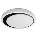 LED Aufbauleuchte SMART + WIFI ORBIS MOON, IP20, Ø 38cm, 34W 3000-6500K (Tunable White) 2000lm 145°, schwarz