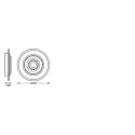 Ledvance LED Deckenleuchte SMART+ WIFI ORBIS RUMOR, Up/Down (getrennt regelbar), Ø 50cm, 32W RGB + 3000-6500K 2600lm 110°