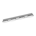 LED Bad-Wandleuchte SMART+ WIFI ORBIS WALL DUPLO, IP44, 58cm, 4-flammig, 27W 3000-6500K 2200lm 110°, silber