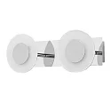 LED Bad-Wandleuchte SMART+ WIFI ORBIS WALL WAVE, IP44, 32cm, 2-flammig, 15W 3000-6500K 800lm 110°, weiß