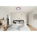 Ledvance LED Deckenleuchte SMART+ WIFI ORBIS CEILING CIRCLE, IP20 IK03, Ø 46cm, 28W RGB + 3000-6500K 750lm 110°, schwarz