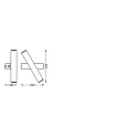 LED Wandleuchte SMART+ WIFI ORBIS CROSS, IP20 IK03, 30.9 x 10.6cm, Up/Down, 12W 3000-6500K 1200lm, schwarz