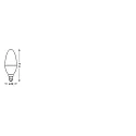 Ledvance LED drop lamp SUN@HOME CLASSIC  B 25 E14 TW matt E14 4,9W 425lm 2200-5000K 220° CRI 95