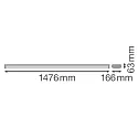 Ledvance surface luminaire LN SF IP44 1500 P 45W 840 WT IP44, white