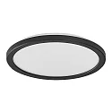 LED Deckenleuchte SMART+ WIFI ORBIS ULTRA SLIM BACKLIGHT 235 RGB+TW, Ø 23.5cm, 19W RGB + 2700-6500K, App steuerbar, schwarz