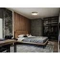 Ledvance ceiling luminaire SMART+ WIFI ORBIS WOOD 400 TW tunable white, controllable via WLAN / WIFI, dimmable