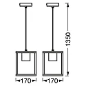 Ledvance DECOR NAIROBI PENDANT BK WD E27