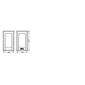 Ledvance SMART ODWIFI TABLEFRAMEMAXPBUSBRGBW RGBW, controllable via WLAN / WIFI, dimmable