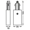 Ledvance TRACKLIGHT SUPPLY CONNECTOR WT
