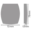 Ledvance Zubehör für LED LichtbandTruSys® FLEX mit Montageschiene - Endkappe RAIL WT, Kunststoff (PC), weiß
