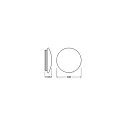 Ledvance SF CIRC 500 V 42W 830 IP44 DALI LEDV DALI controllable