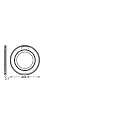 Ledvance Austauschring SPOT COMBO DIMMABLE RING ADJUST ROUND, Aluminium, nickel gebürstet