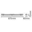 Ledvance Feuchtraum-Wannenleuchte DP HOUSING 600 P, IP65, 1xG13 T8 (exkl.)