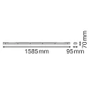 Ledvance Feuchtraum-Wannenleuchte DP HOUSING DALI 1500 P, IP65, 2xG13 T8 (exkl.)