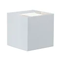 LED Außenwandleuchte CYBO, IP65, eckig, 8x8cm, 2x 3W 2700K, Winkel verstellbar von 40-120°, weiß