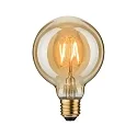 LED Vintage Globe 95, E27, 2.5W 1700K 170lm, Goldglas klar