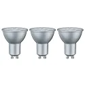 3er-Set LED Reflektor, GU10, 6.5W 2700K 425lm