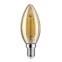 Paulmann LED Vintage-Kerze, 2W, E14, Goldlicht
