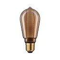 Paulmann Dekorative LED Edisonlampe ST64 INNER GLOW RING, E27, 4W 1800K 200lm, Goldglas