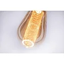 Paulmann Dekorative LED Edisonlampe ST64 INNER GLOW RING, E27, 4W 1800K 200lm, Goldglas
