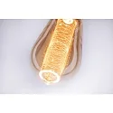 Paulmann Dekorative LED Edisonlampe ST64 INNER GLOW RING, E27, 4W 1800K 200lm, Goldglas