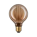 Paulmann Dekorative LED Globelampe G95 INNER GLOW SPIRAL, E27, 4W 1800K 200lm, Goldglas