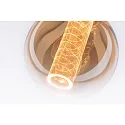 Paulmann Dekorative LED Globelampe G95 INNER GLOW SPIRAL, E27, 4W 1800K 200lm, Goldglas