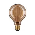 Paulmann Dekorative LED Globelampe G95 INNER GLOW RING, E27, 4W 1800K 200lm, Goldglas